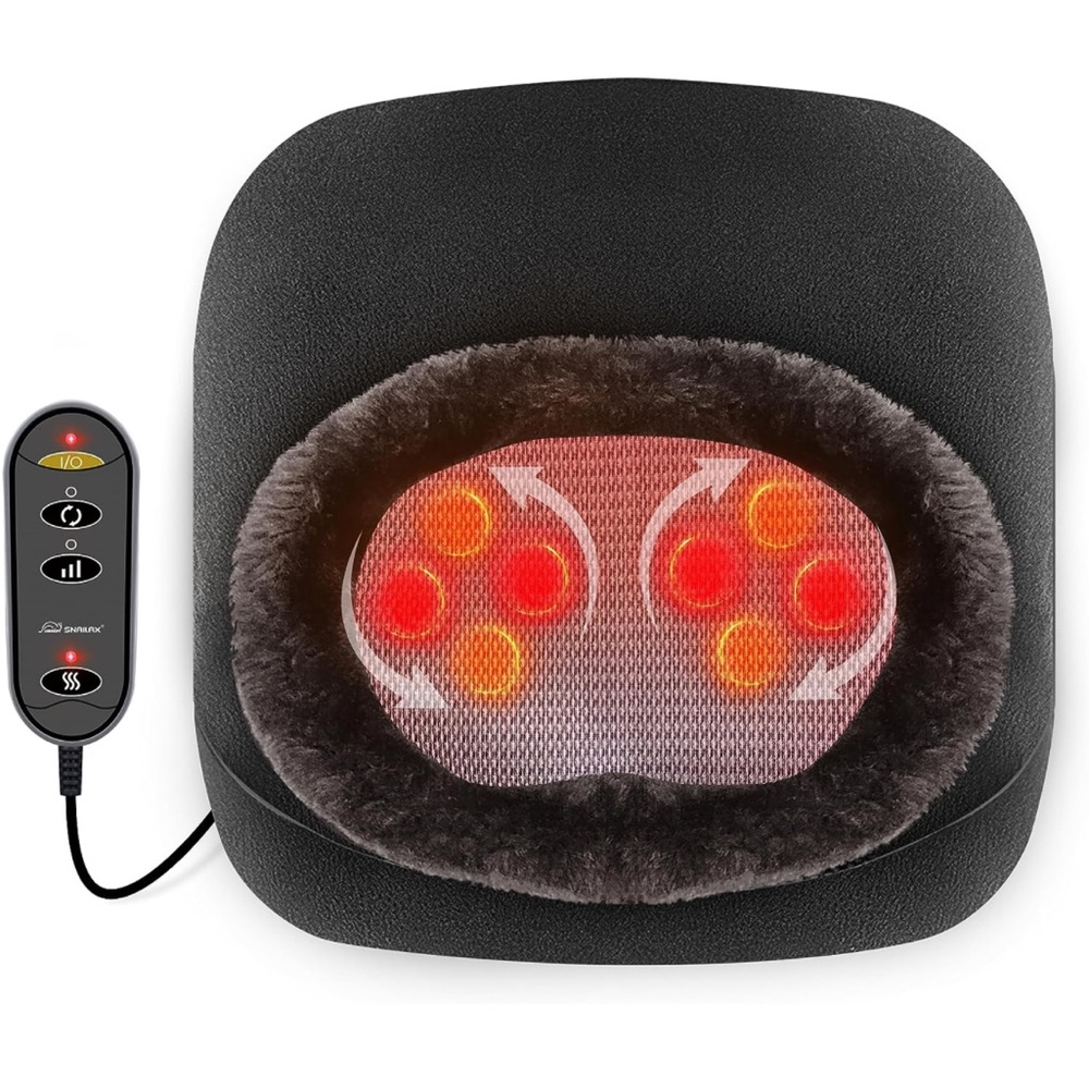 Warming foot massager